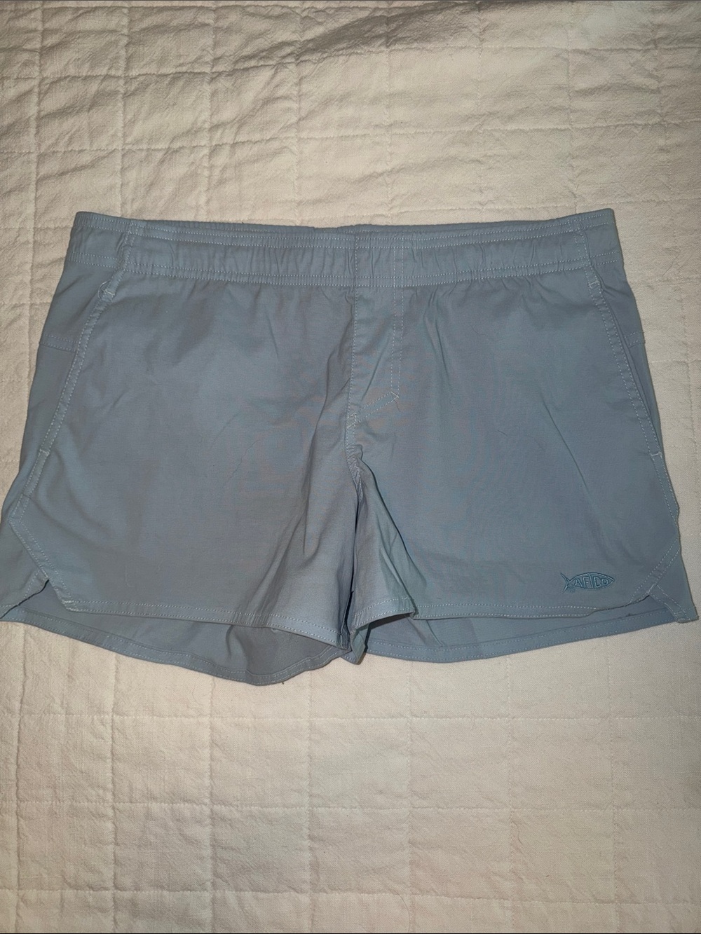 AFTCO Light Blue Women's Athletic Shorts